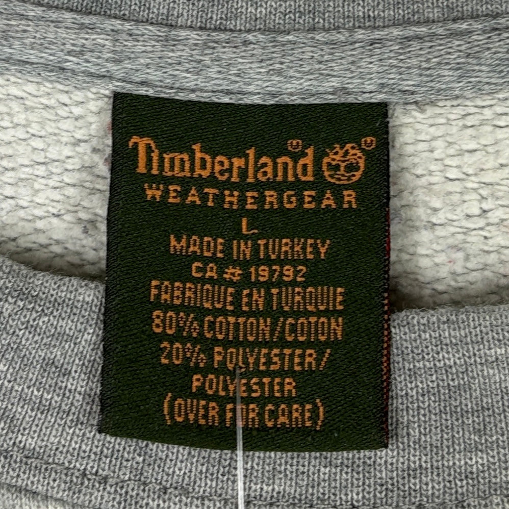 Timberland Vintage Sweater Big Logo Grau L – Foto 5
