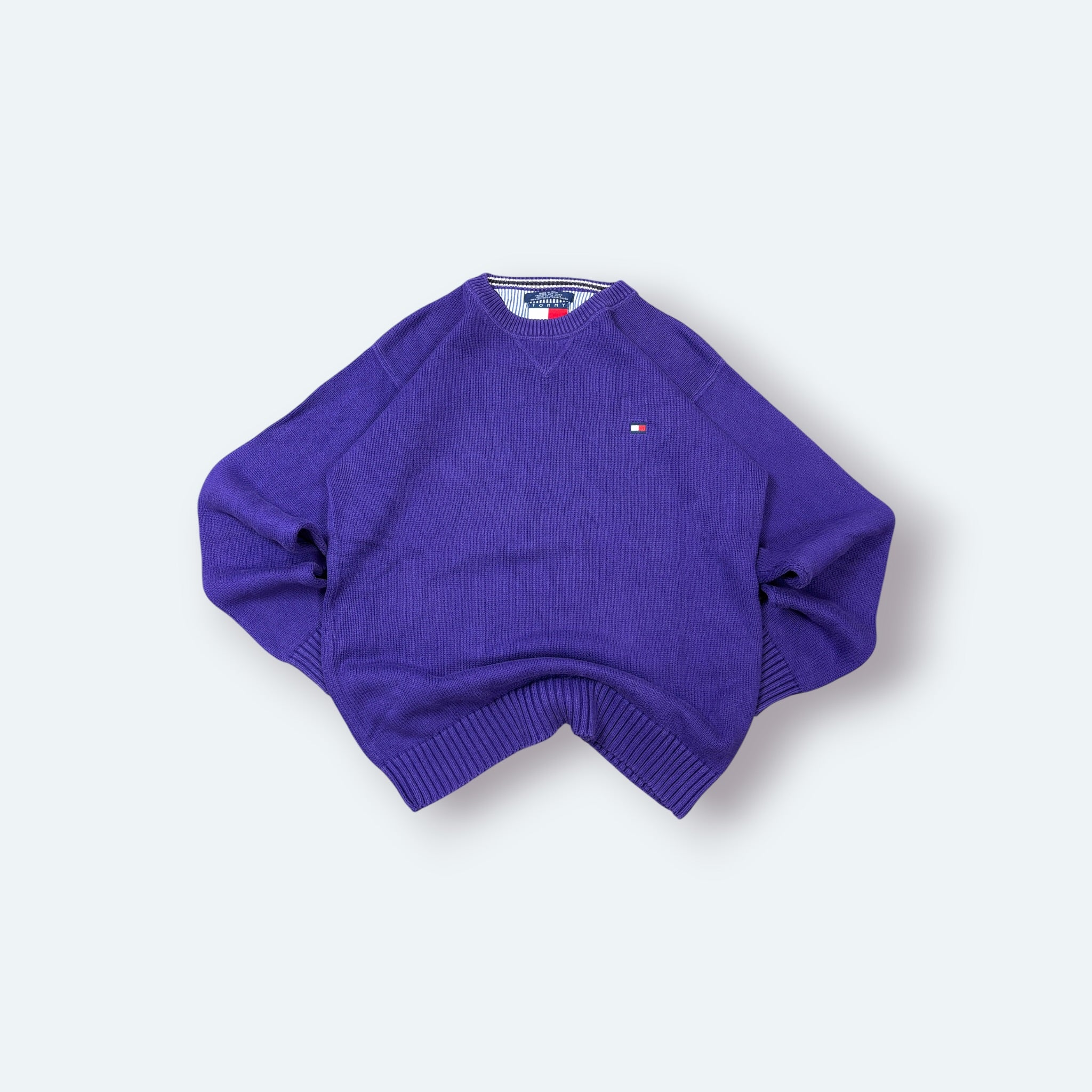 Tommy Hilfiger Vintage Strickpullover Lila S