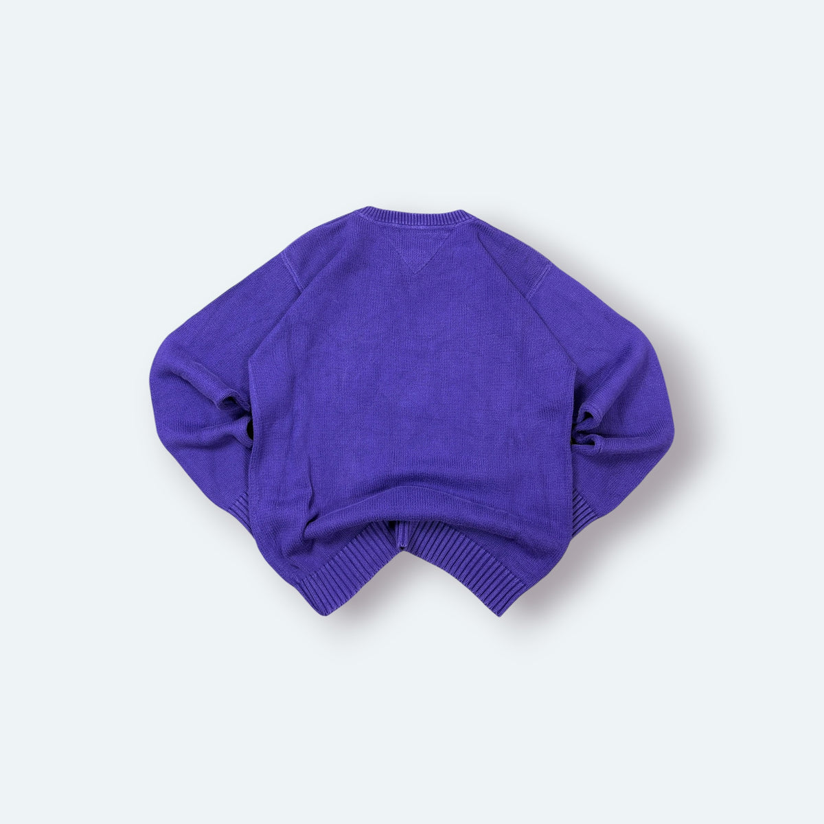 Tommy Hilfiger Vintage Strickpullover Lila S – Foto 5
